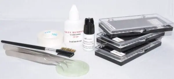 A table with some different types of cosmetics