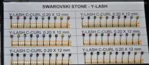 A board with some different types of stones