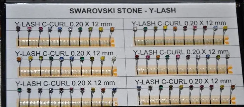 A board with some different types of stones