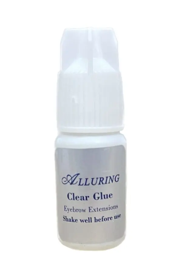 A bottle of clear glue is shown.
