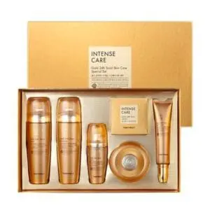 Tonymoly Intense Care Gold 24K Snail Cream 5pc Set - Toner, Serum, Emulsion, Cream & Eye Cream