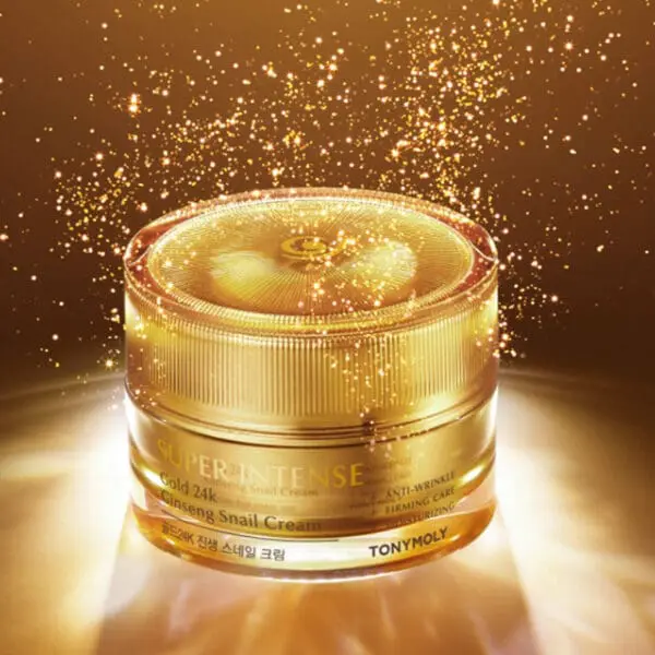 TONYMOLY Super Intense Gold 24K Ginseng Snail Cream 1.69oz / 50ml