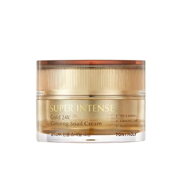 TONYMOLY Super Intense Gold 24K Ginseng Snail Cream 1.69oz / 50ml - Image 2