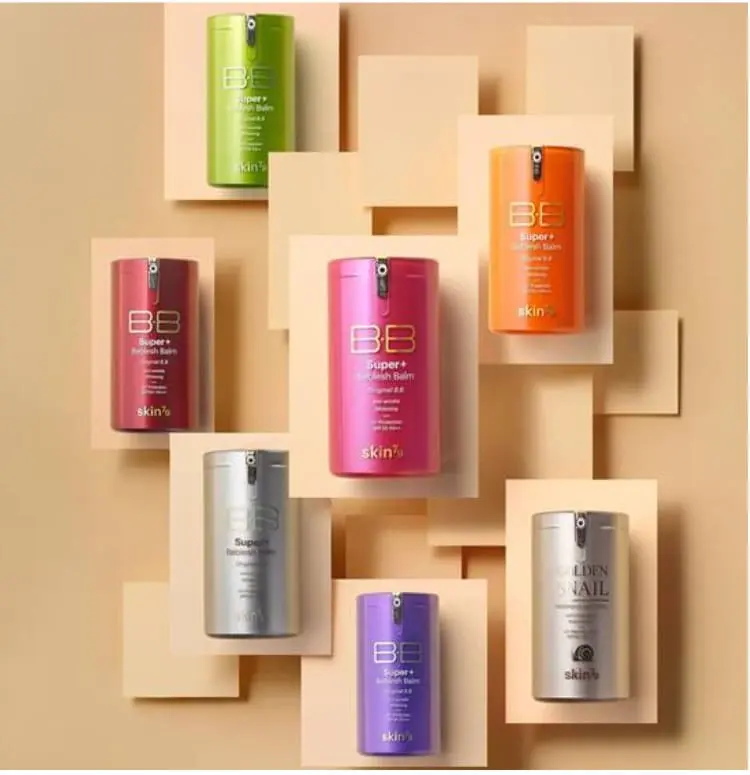 skin79 Super Plus Beblesh Balm Pink BB Cream, Gold BB Cream SPF50+  (Gold, Pink, Natural, Orange)