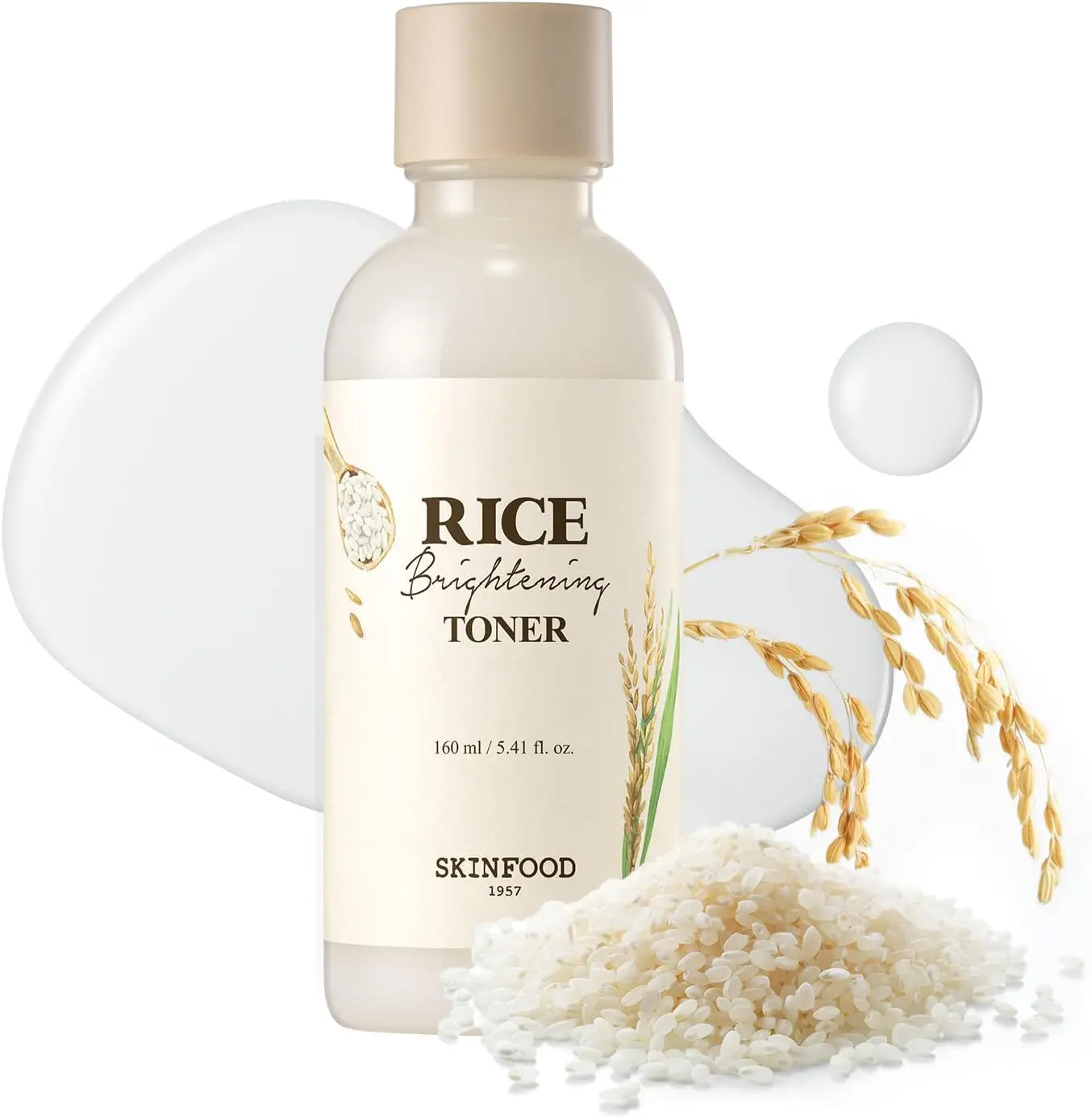 SKINFOOD Rice Brightening Toner – 5.41 fl oz