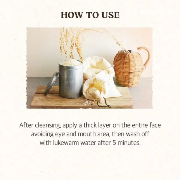 SKINFOOD Rice Daily Mask – 210g Exfoliating Scrub Wash-Off - Image 7