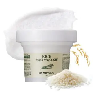 SKINFOOD Rice Mask Wash Off – 4.23oz Gentle Exfoliation