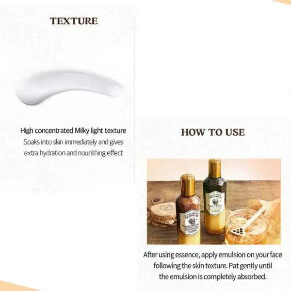 SKINFOOD Royal Honey Propolis Enrich Emulsion – 160ml - Image 6