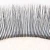 A close up of the bottom part of a false eyelash