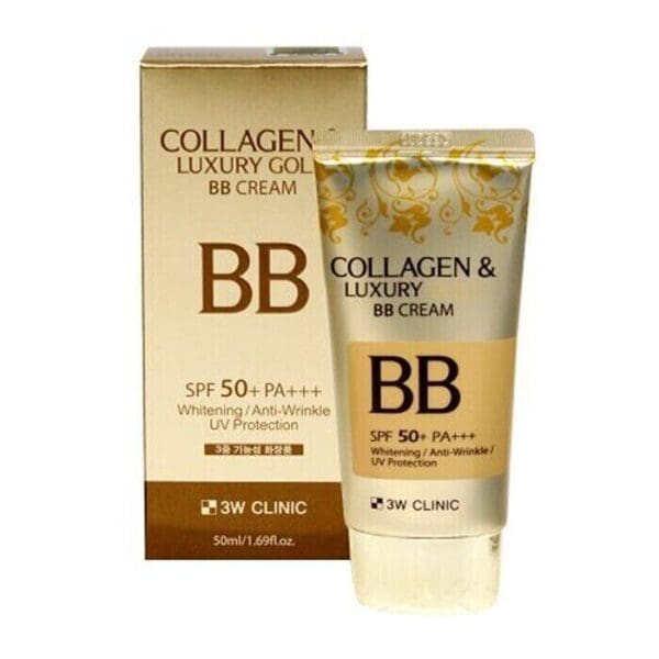 3W CLINIC Collagen & Luxury Gold BB Cream - 50ml SPF50+ PA+++