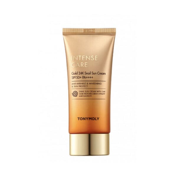 Tonymoly Intense Care Gold 24K Snail Sun Cream / Sun Block Screen SPF50+ 50ml