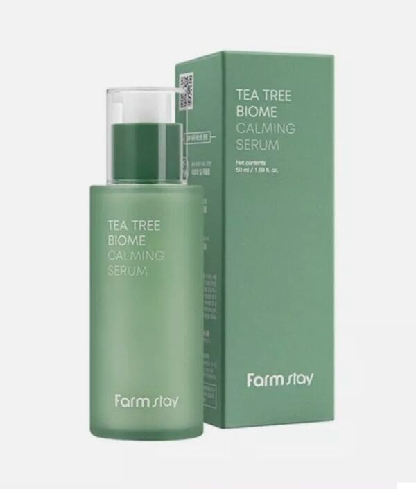 FarmStay Tea Tree Biome Calming Ampoule, Emulsion, Toner, Serum, Cream - Image 2