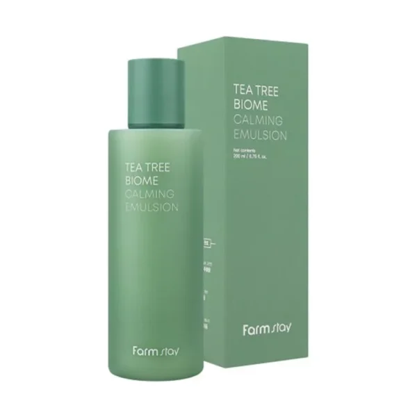 FarmStay Tea Tree Biome Calming Ampoule, Emulsion, Toner, Serum, Cream - Image 3