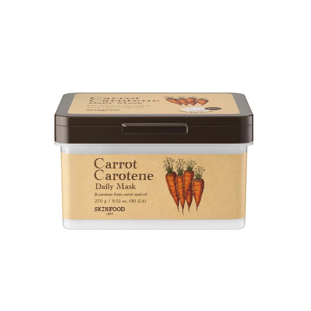 SKINFOOD Carrot Carotene Daily Mask – 30 Vegan Sheets