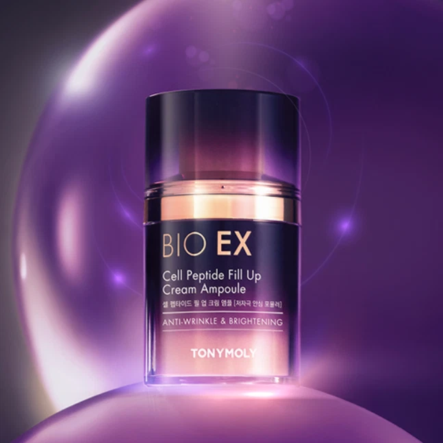 Tonymoly Bio Ex Cell Peptide Fill Up Cream Ampoule 50ml + a refill 30ml K-Beauty - Image 2